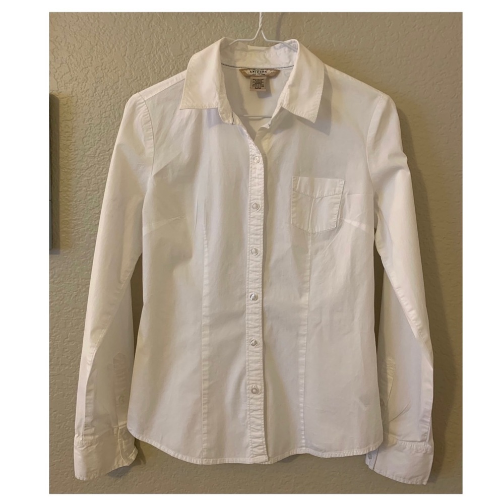 Button down long sleeve blouse